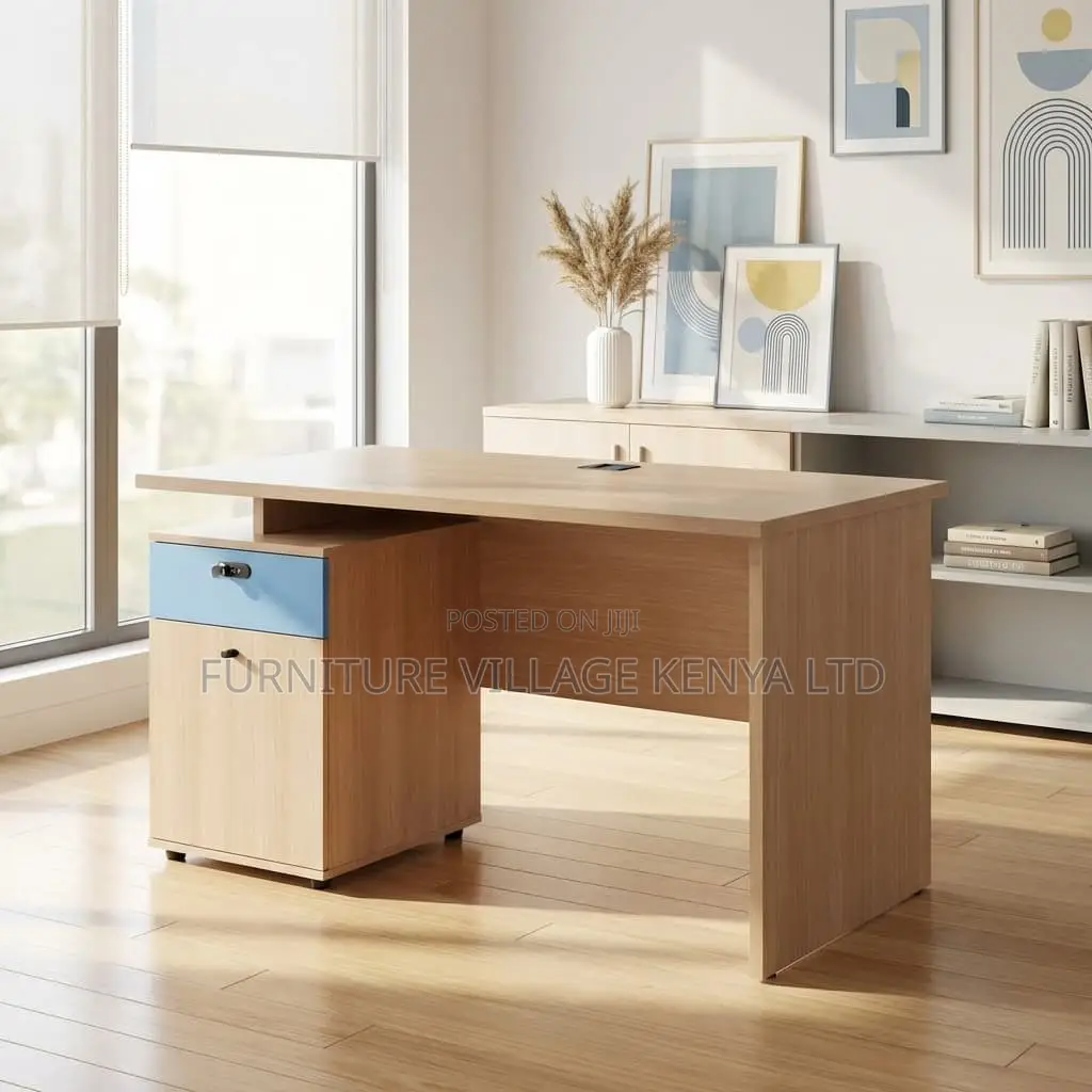 Office Desk; 1.2 Meter Imported Office Desk Withn Drawers