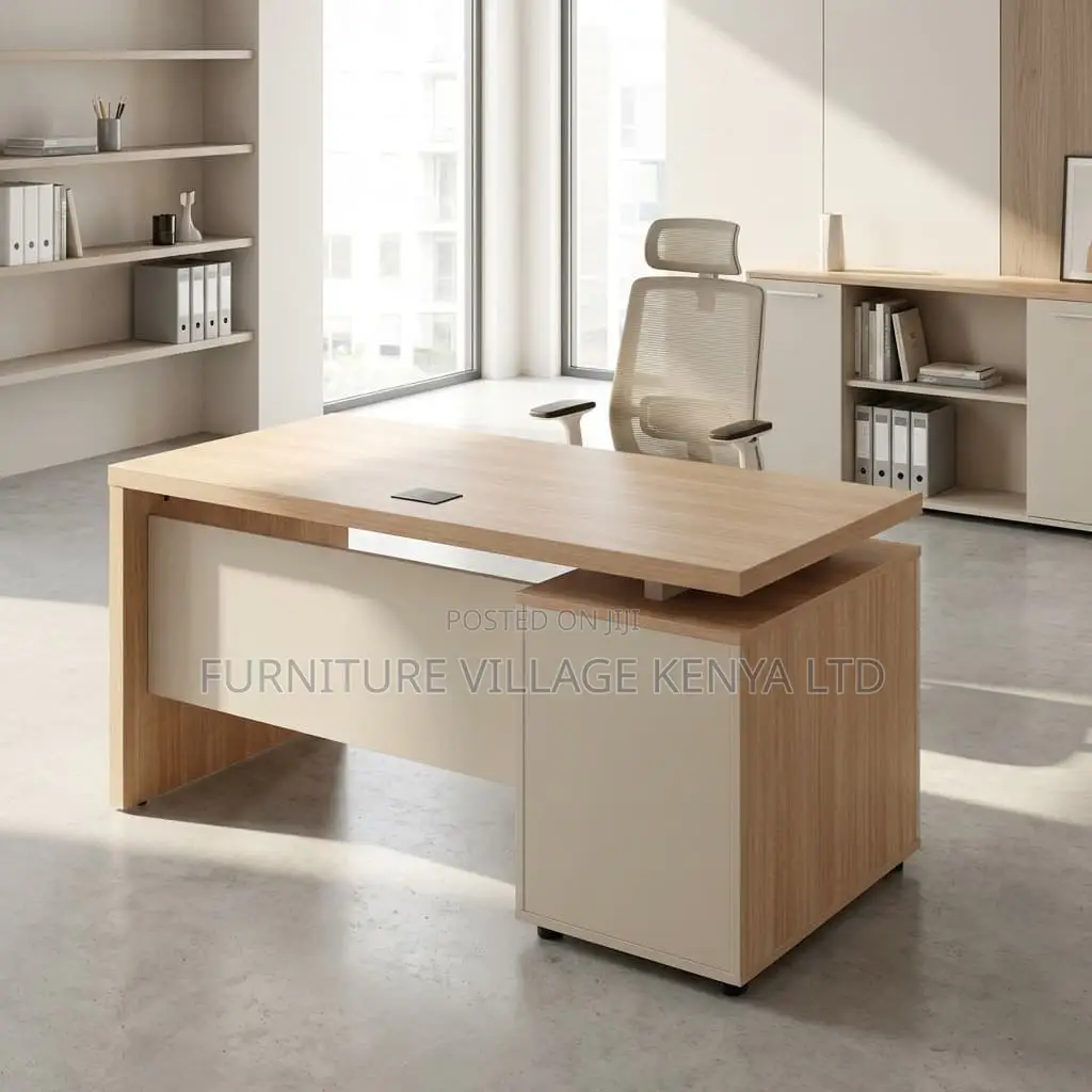 Office Desk; 1.2 Meter Imported Office Desk Withn Drawers