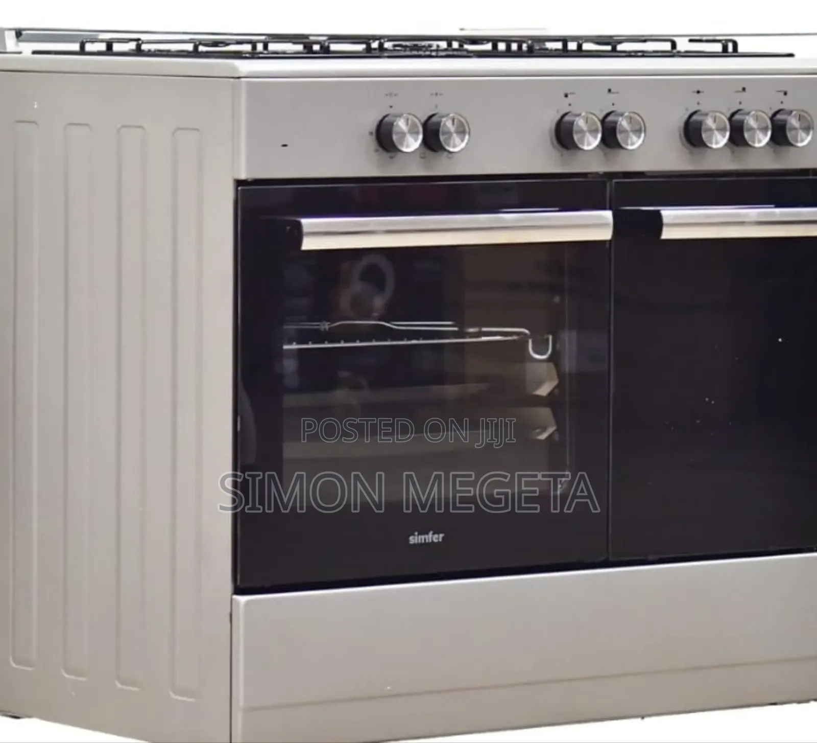 Von Simfer 60×90 Standing Cooker – 5 Gas Burners, Electric Oven Gas