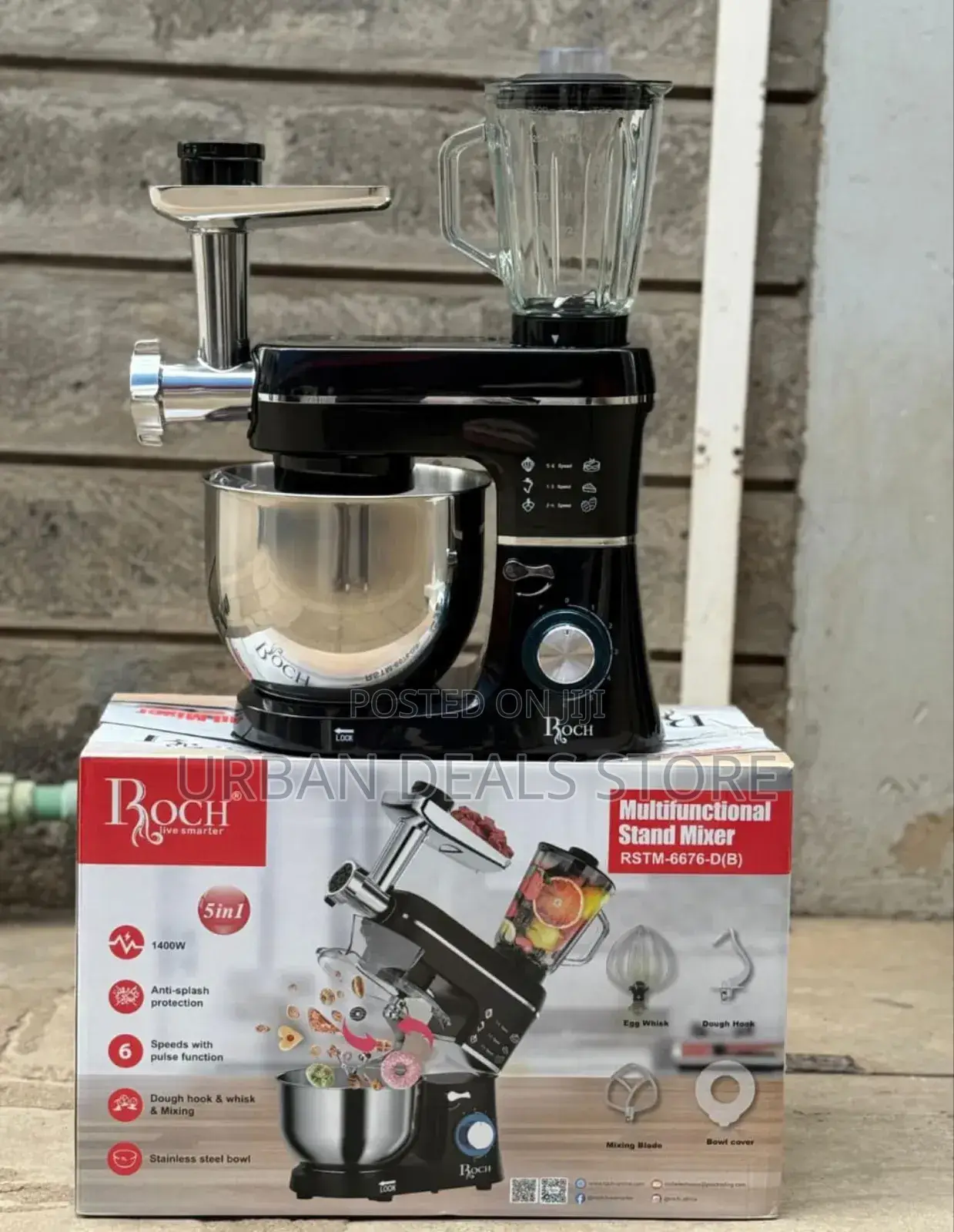 5 in 1 Roch Multifunctional High Quality Stand Mixer