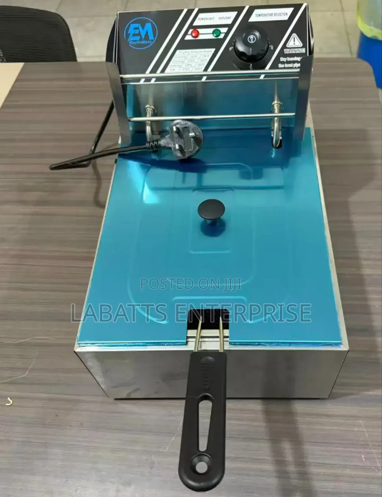 Electromate Single Stainless Steel Deep Fryer