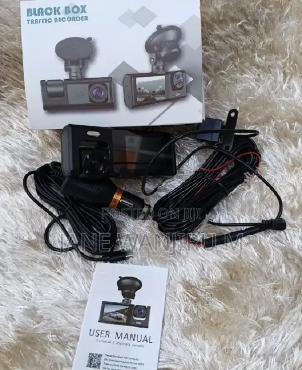 3 in 1 Dash Cam Front, Inner Rear