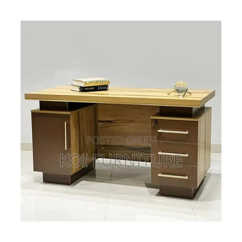 Office Desk; Golden 1400mm Executive Managers Senior Office Desk