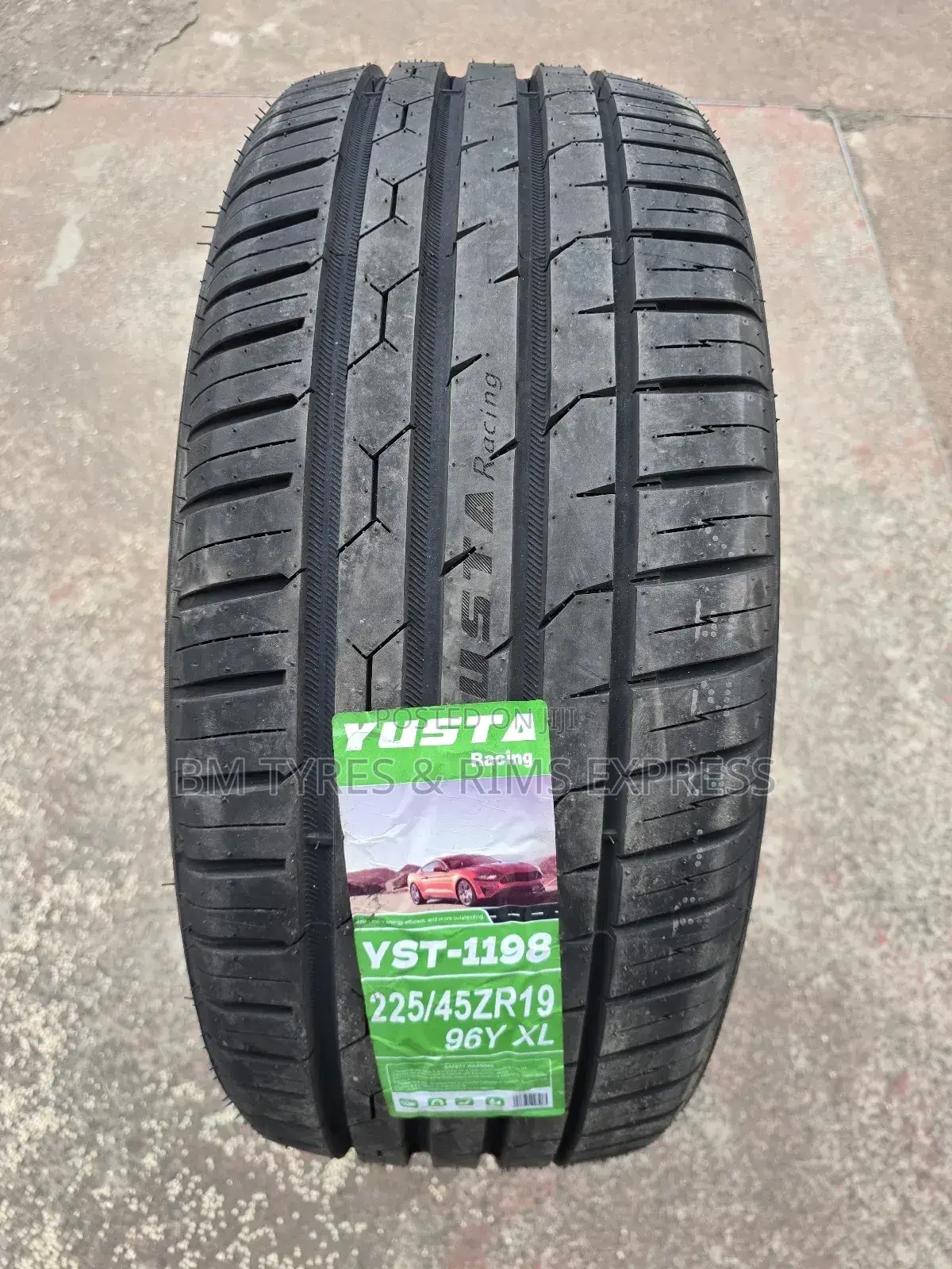 225 /45 R19 Yusta Tyres (Highway)