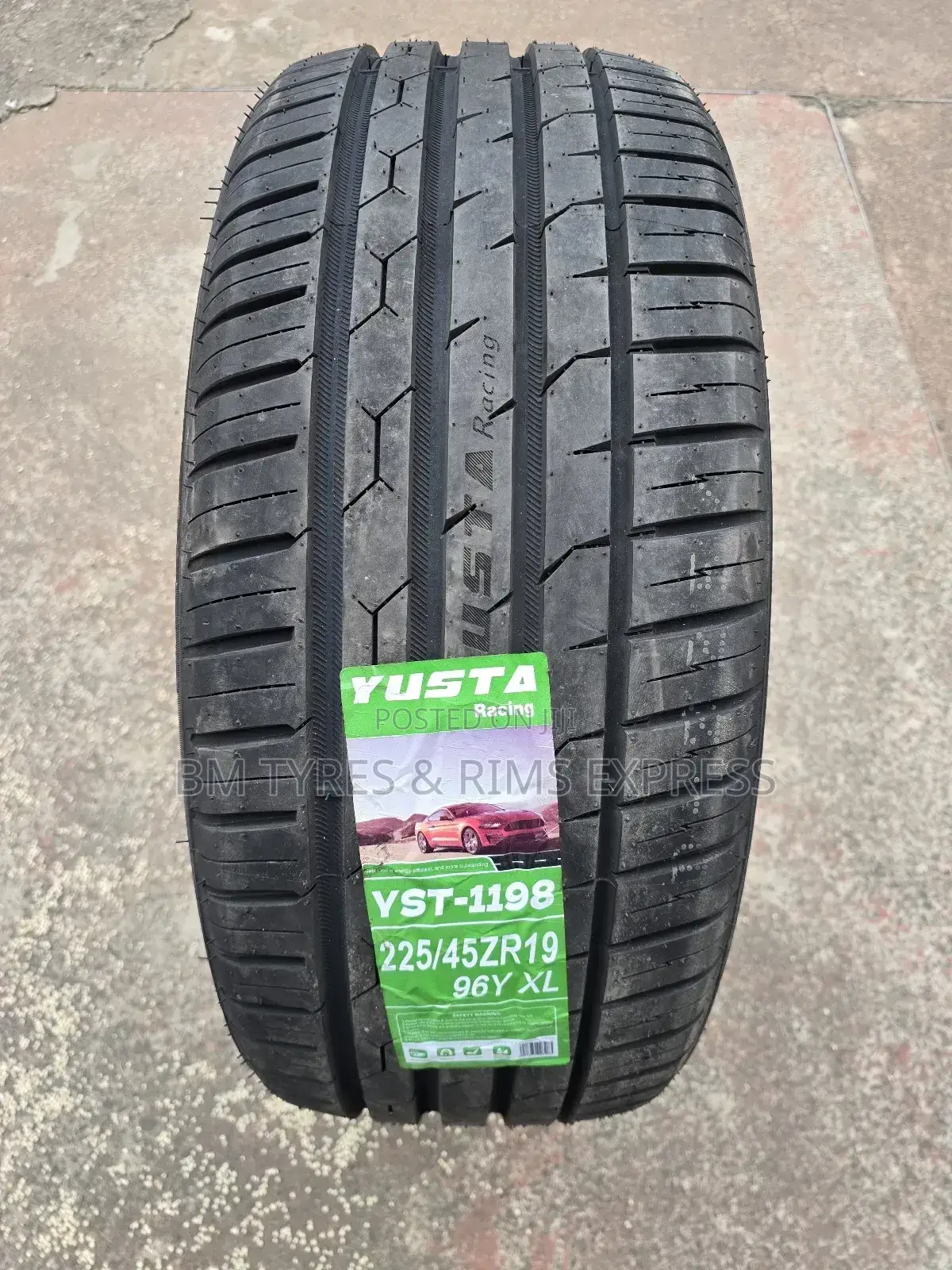225 /45 R19 Yusta Tyres (Highway)