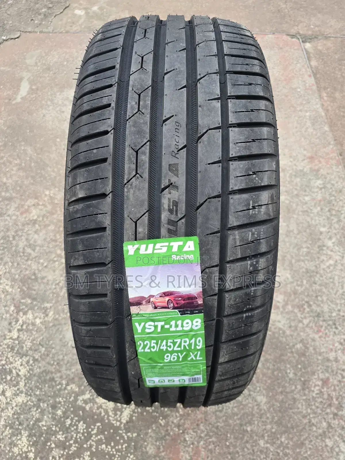 225 /45 R19 Yusta Tyres (Highway)