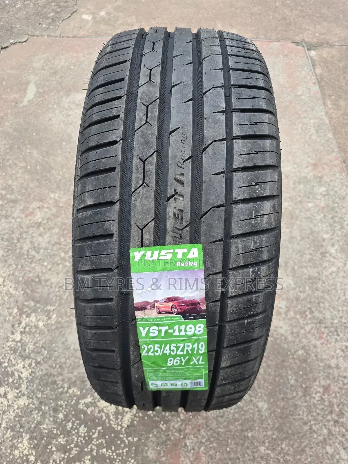225 /45 R19 Yusta Tyres (Highway)