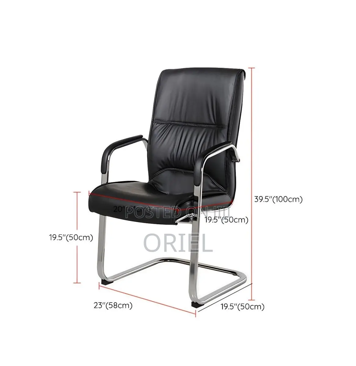 Office Chairs: Ergonomic Pu Leather Meeting Room Chair