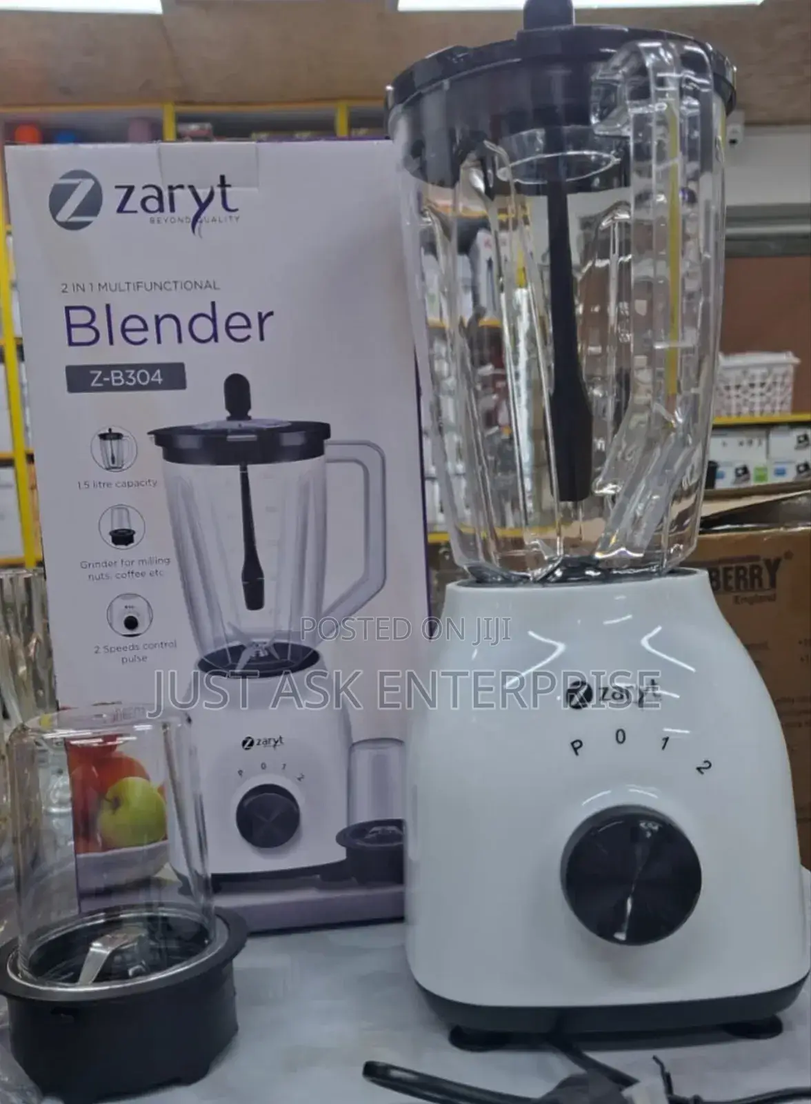 1.6 Litres Zaryt 2 in 1 Multifunctional Electric Blender