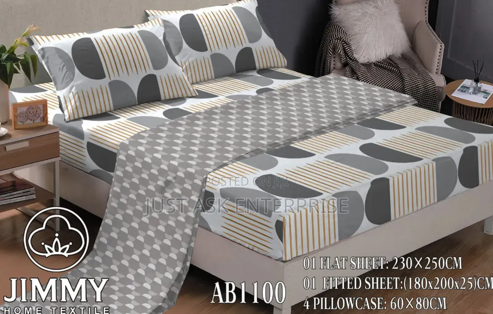 Jimmy Home Textile 6pcs Set: 6*6 Size