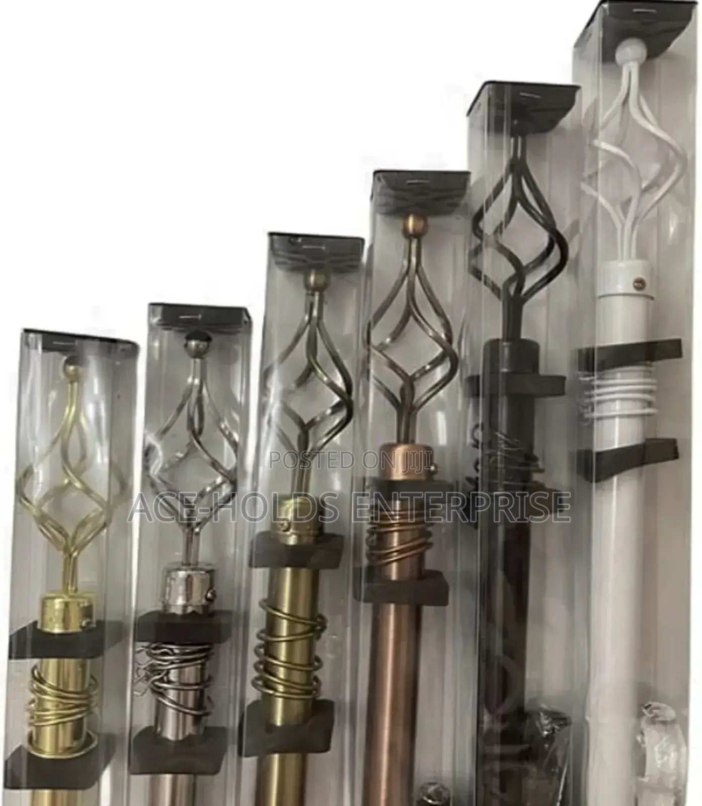 Quality Aluminium Steel Curtains Rod 2 Meters (Double)