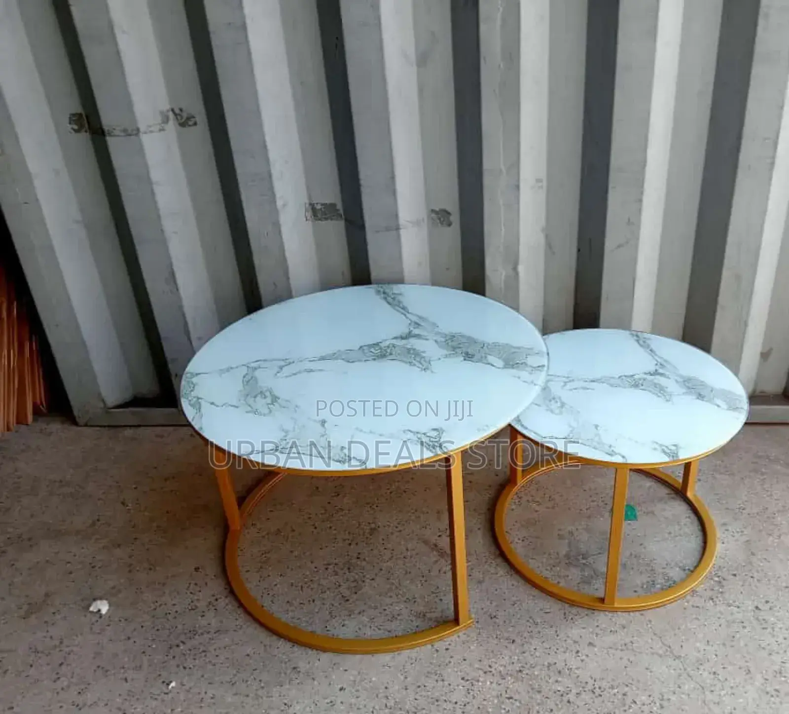 Marble Nesting Coffee Table (Glass Effect)