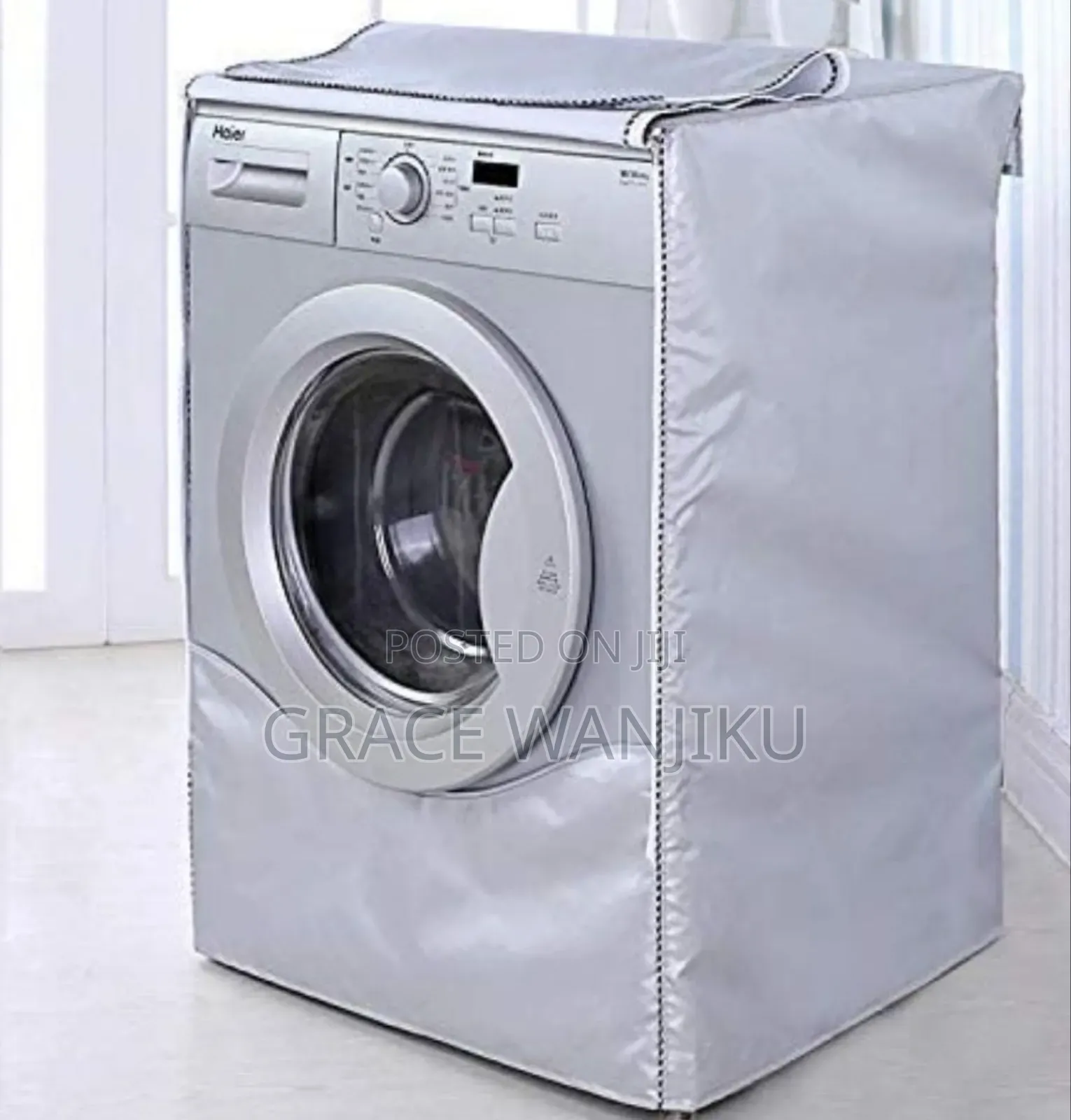 Front Load or Top Load Washing Machine Cover Organizer