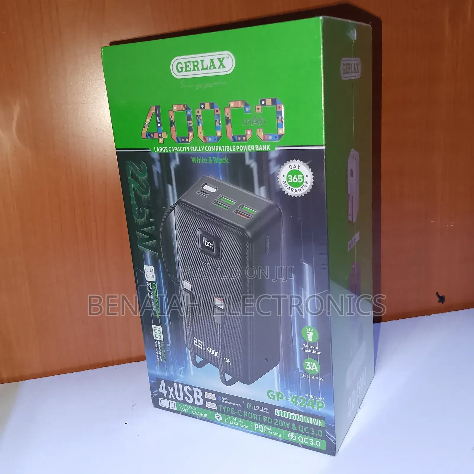 40000 Mah Powerbank With Built in Flash Light