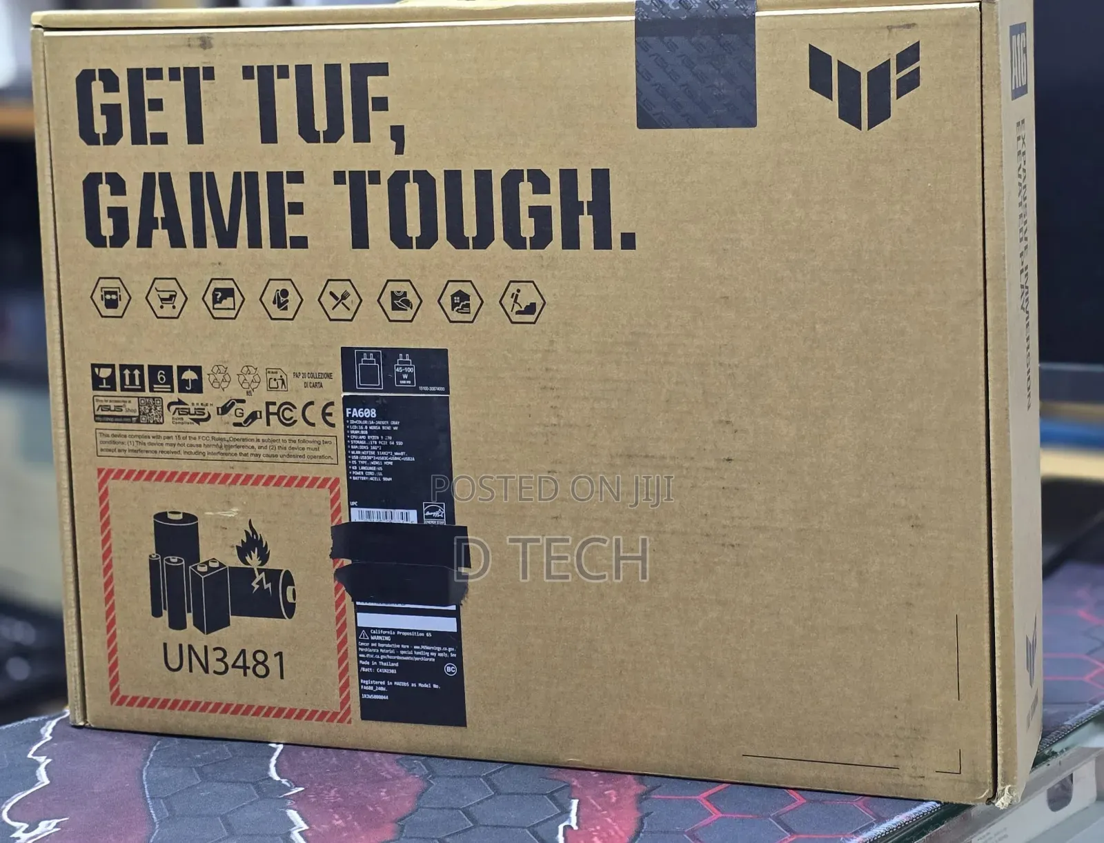 New Laptop Asus TUF Gaming A16 16GB AMD Ryzen 9 SSD 1T