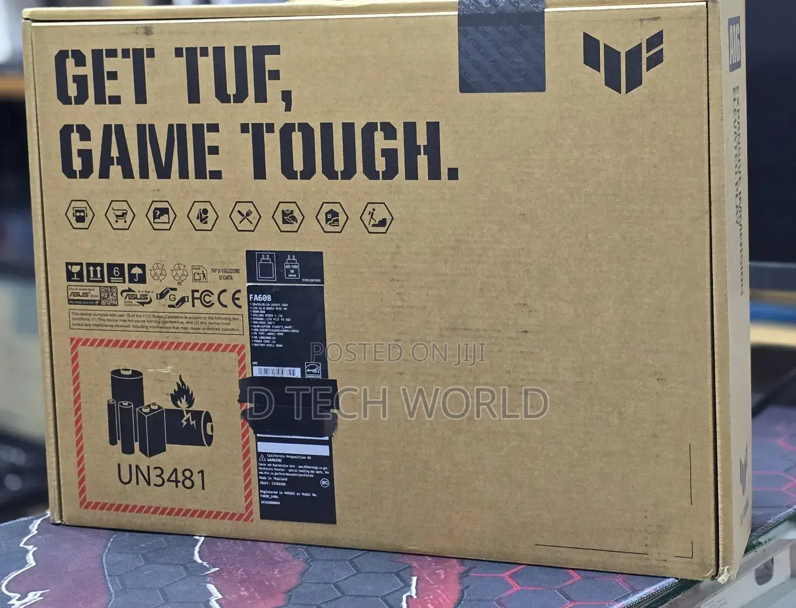 New Laptop Asus TUF Gaming A16 16GB AMD Ryzen 9 SSD 1T