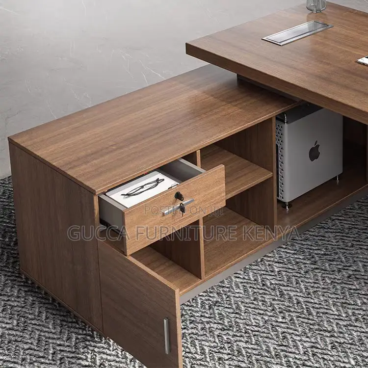 1.8 Meters L-Shaped Professional Office Table