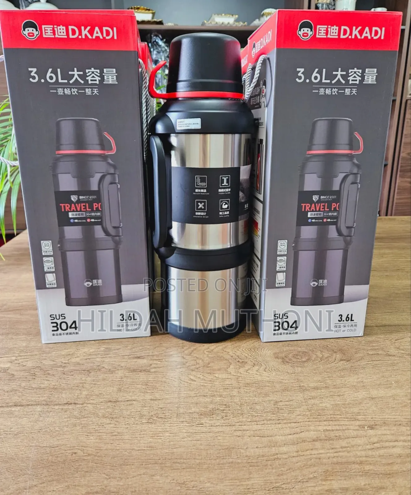 Kd Carpto Vacuum Flask; 3.6 LTRS