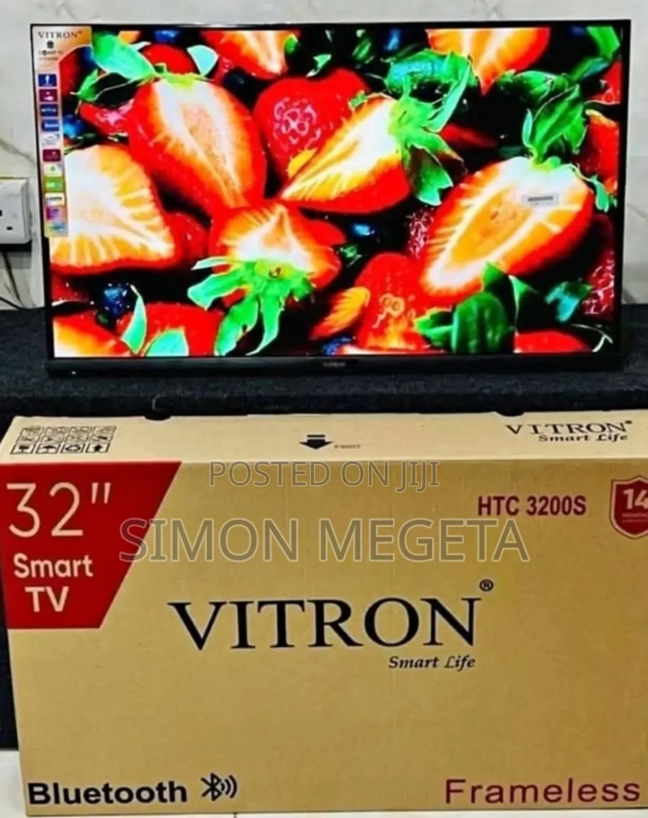 Bluetooth Enabled Vitron 32 Inch Smart Tv