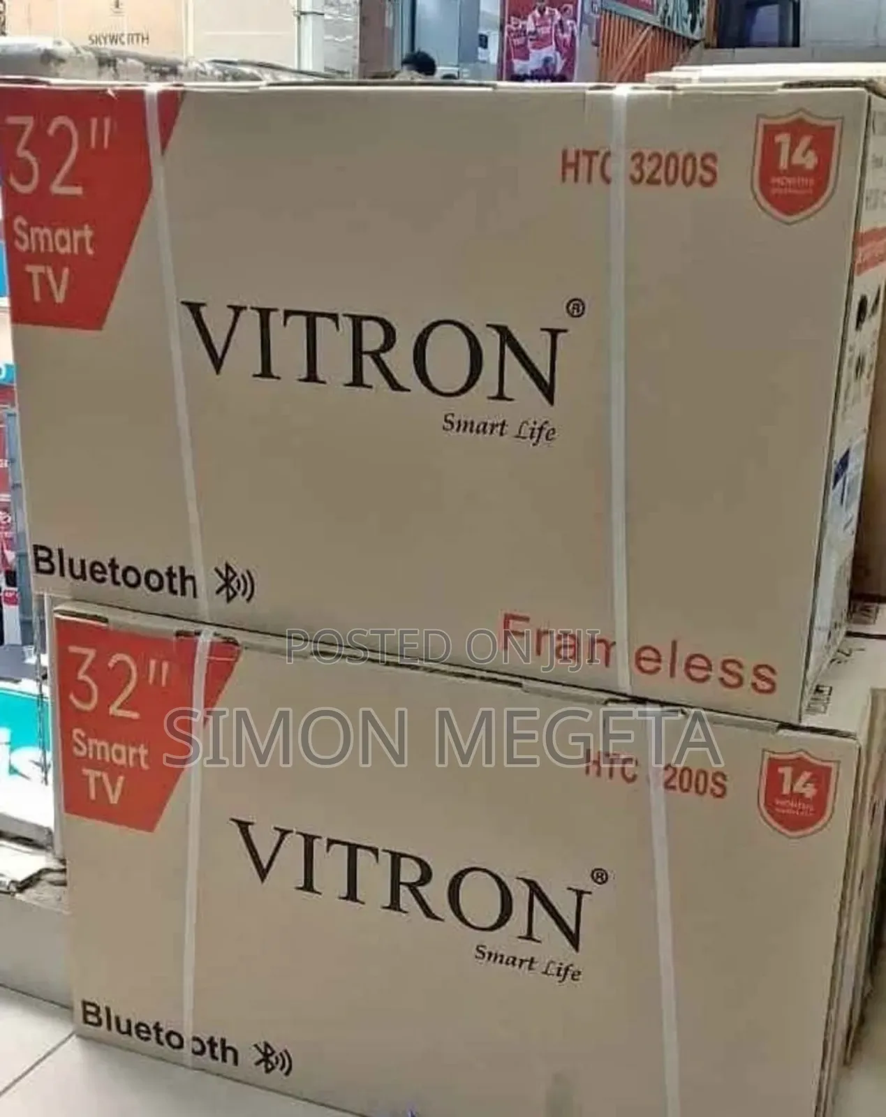 14 Months Warranty Vitron 32 Inch Smart Tv