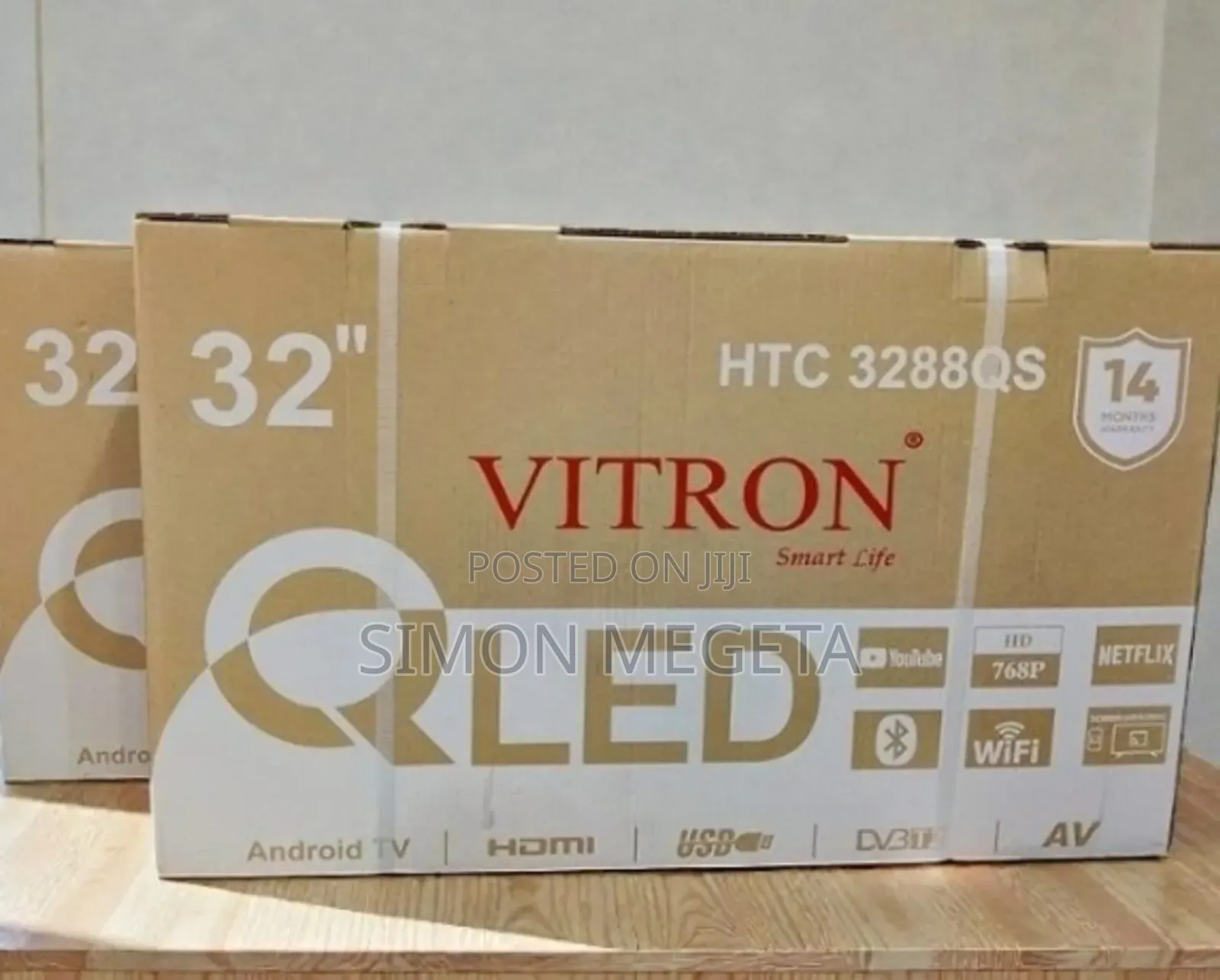 Bluetooth Enabled Vitron 32 Inch Qled Tv