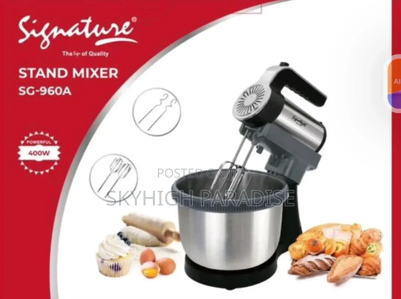 4 Litres Signature Stand Mixer