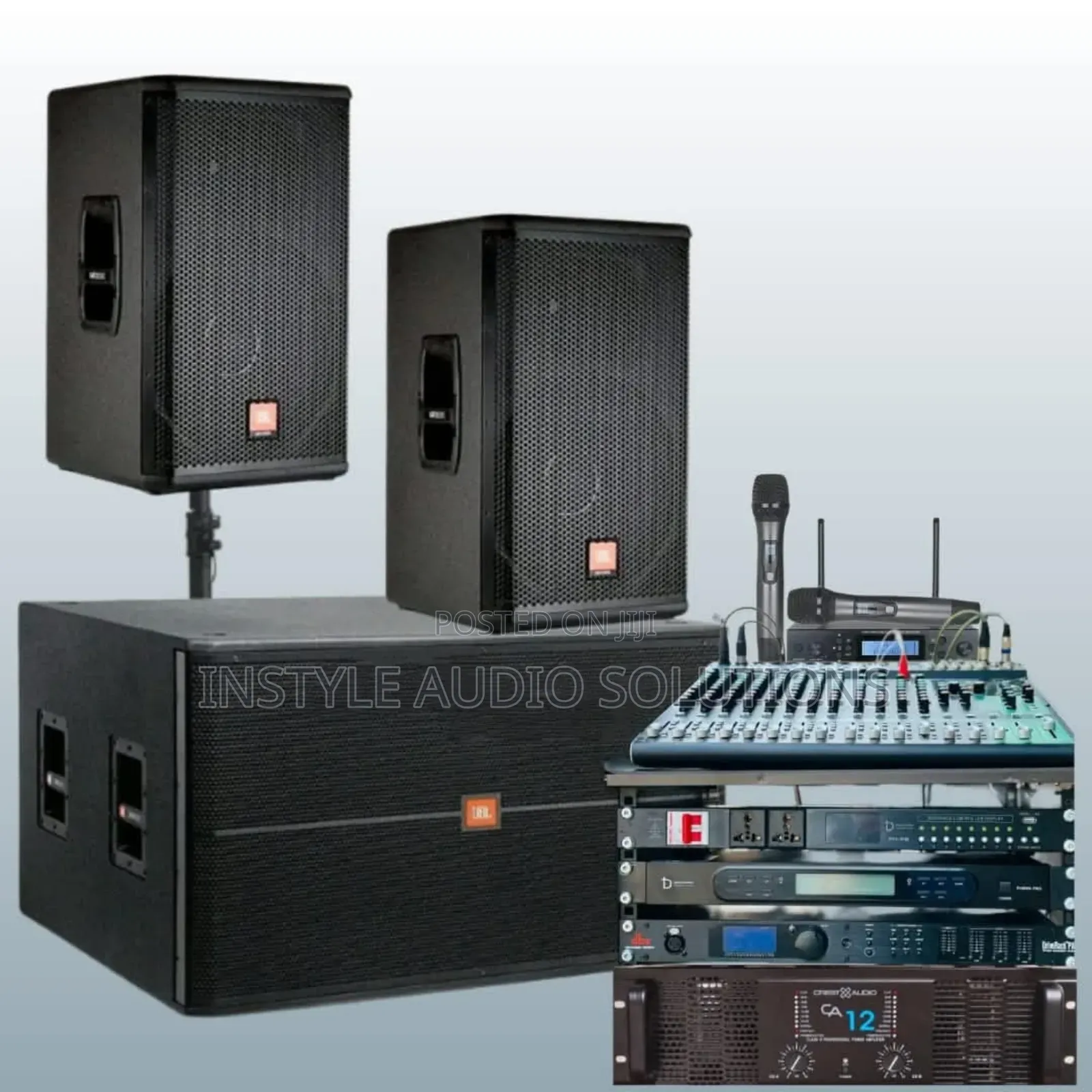 Outdoor Powerful Sound System Complete for 300 People Reach