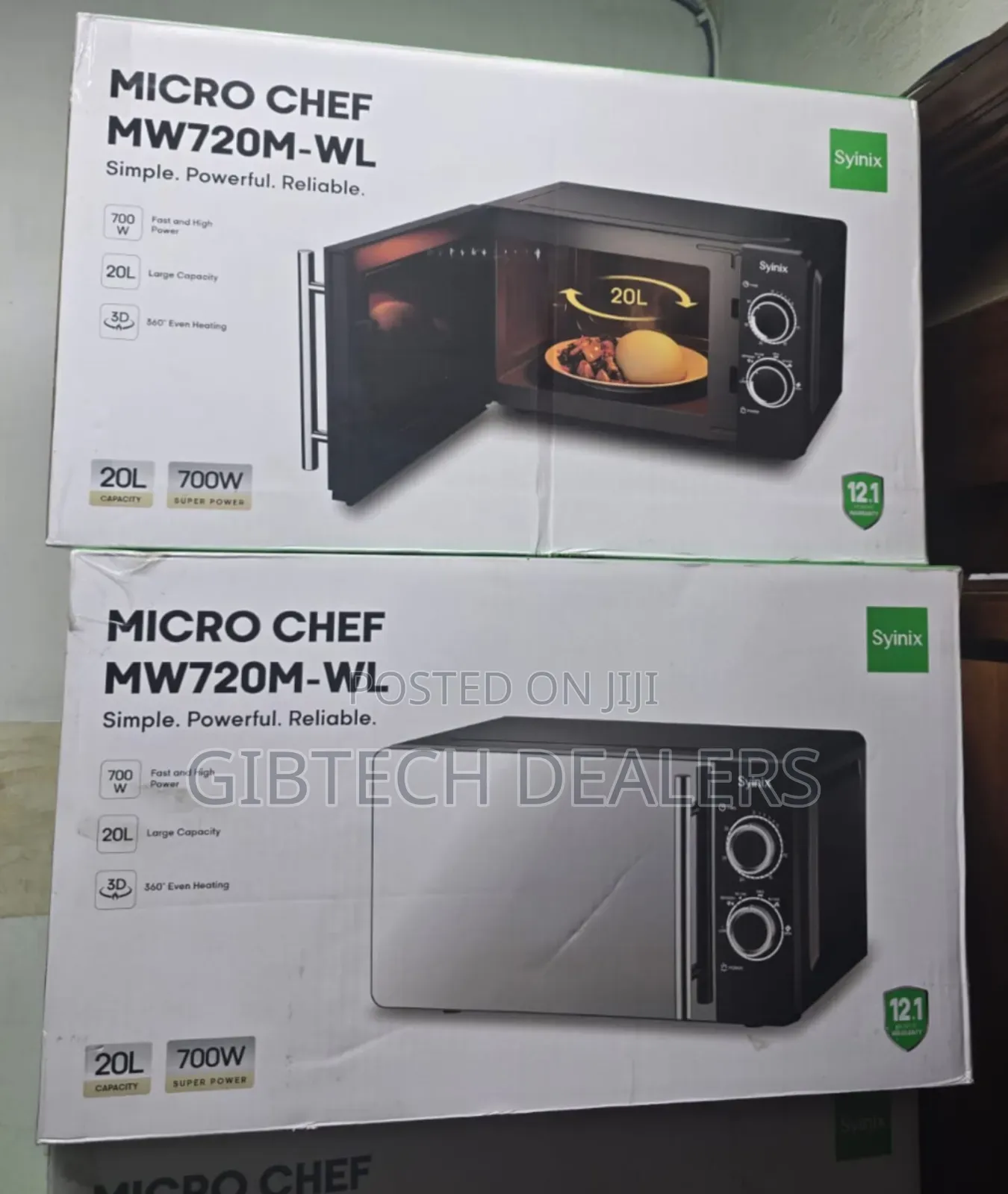Syinix 20l Manual Microwave Oven