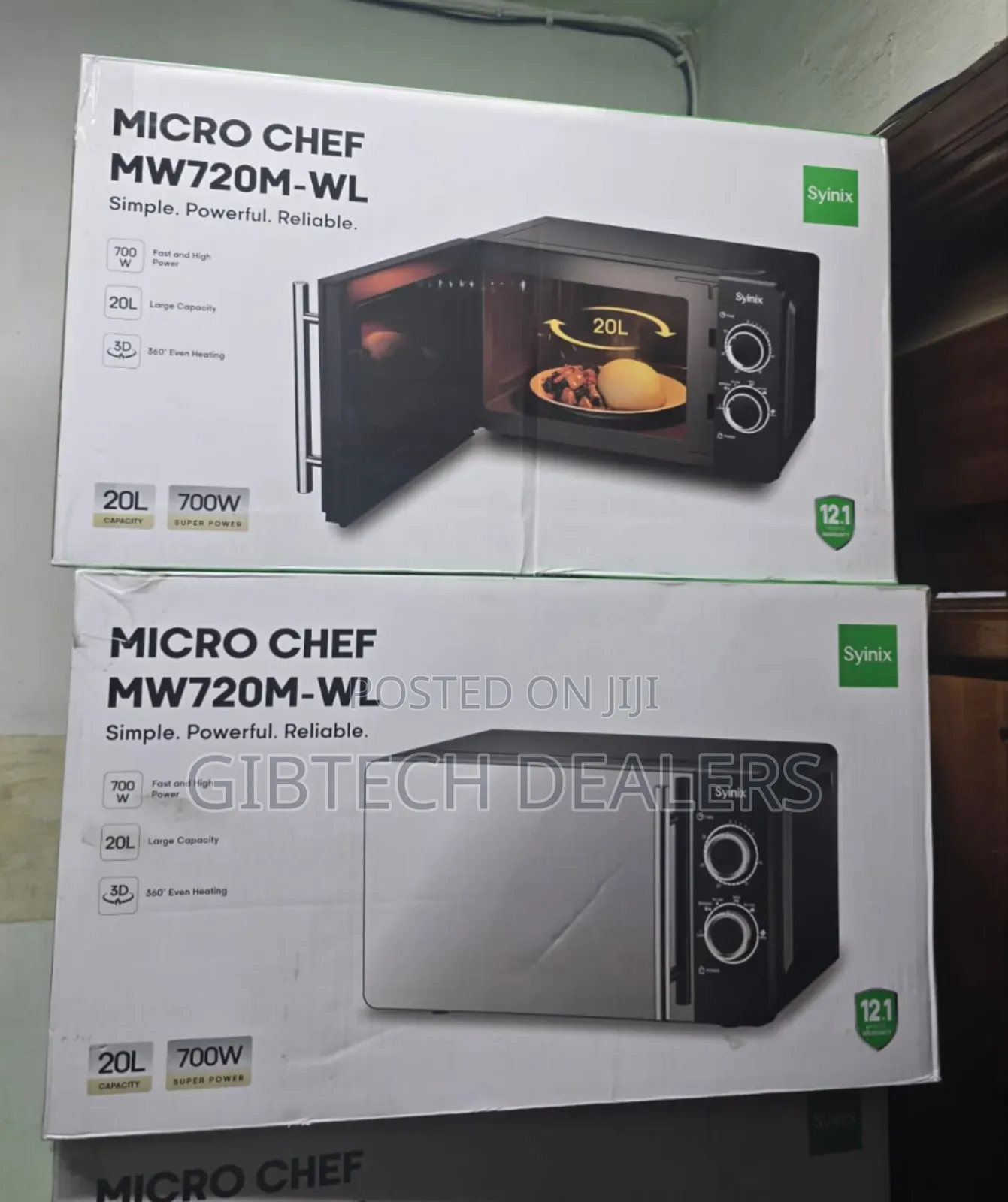 Syinix Manual Microwave 20l Model Mw720-05m