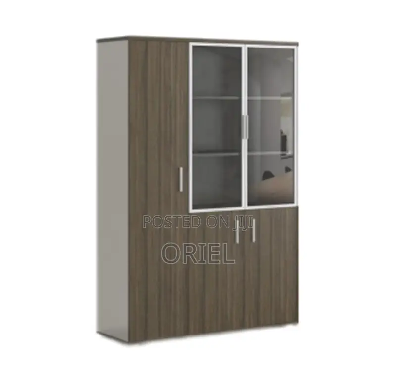 Office Cabinet : Office Wooden 3-Door Cabinet