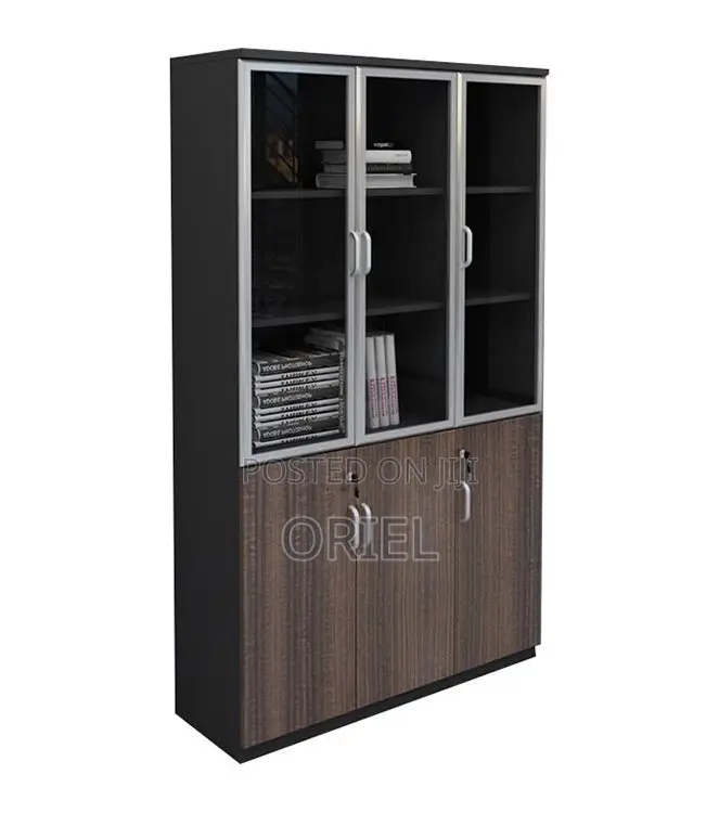 Office Cabinet : Office Wooden 3-Door Cabinet