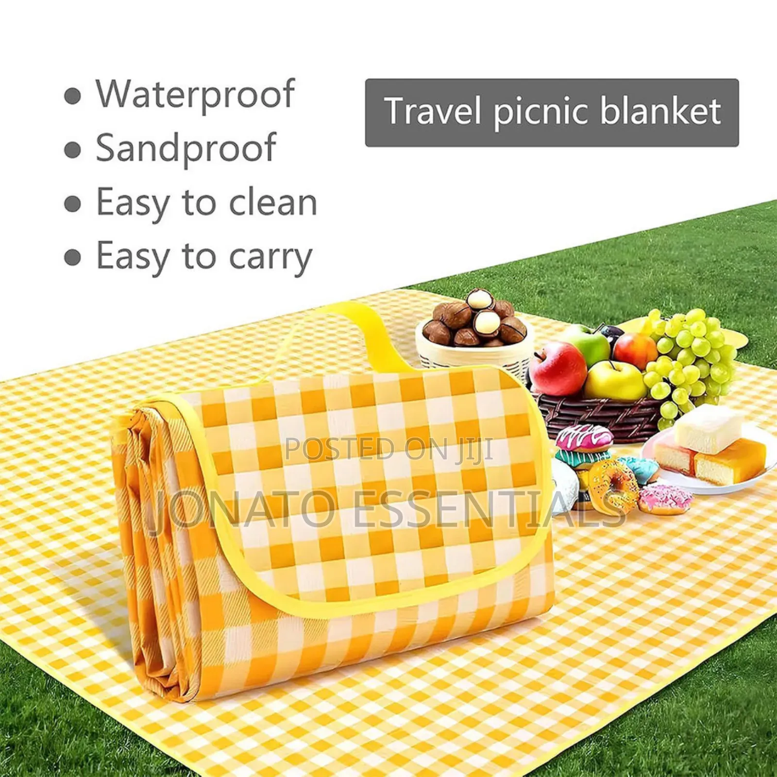 Waterproof 150x200cm Picnic Mat Foldable Camping Carpet