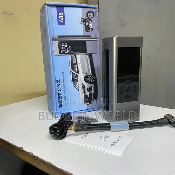 A88 Electric Tyre Pump Fast Inflate Car Motorcycle Tyres