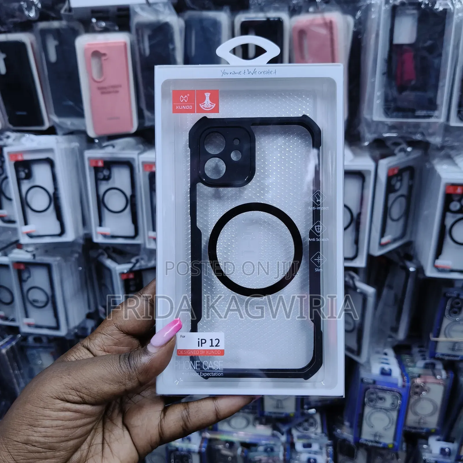 iPhone 12 Xundd Shockproof Clear Back Cover With Magsafe