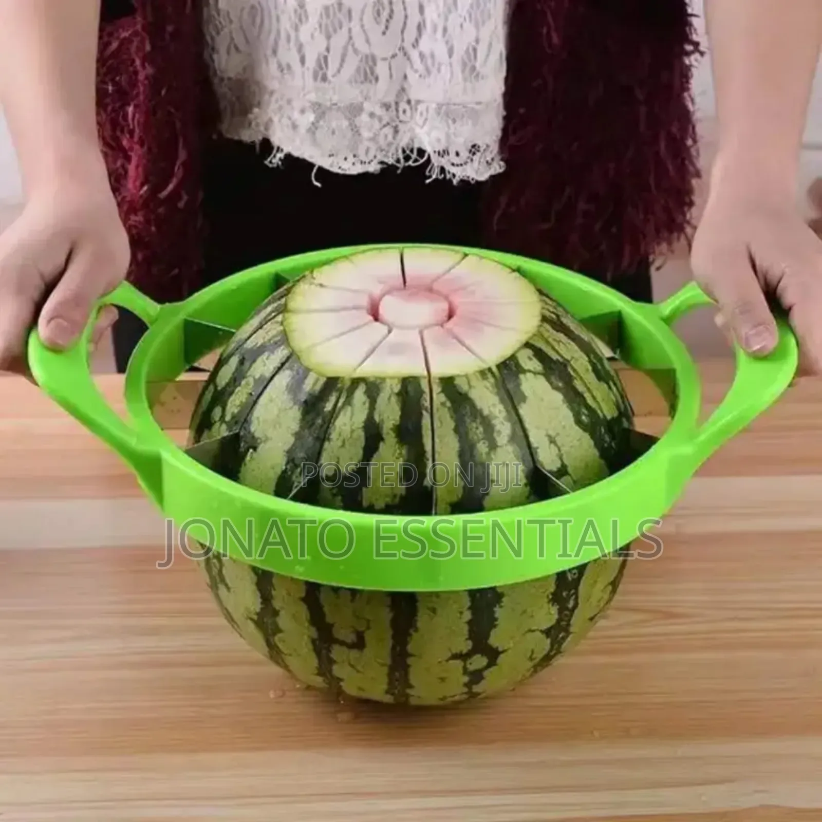 Stainless Steel Watermelon Slicer Fruit Cutter – 12 Large Slices