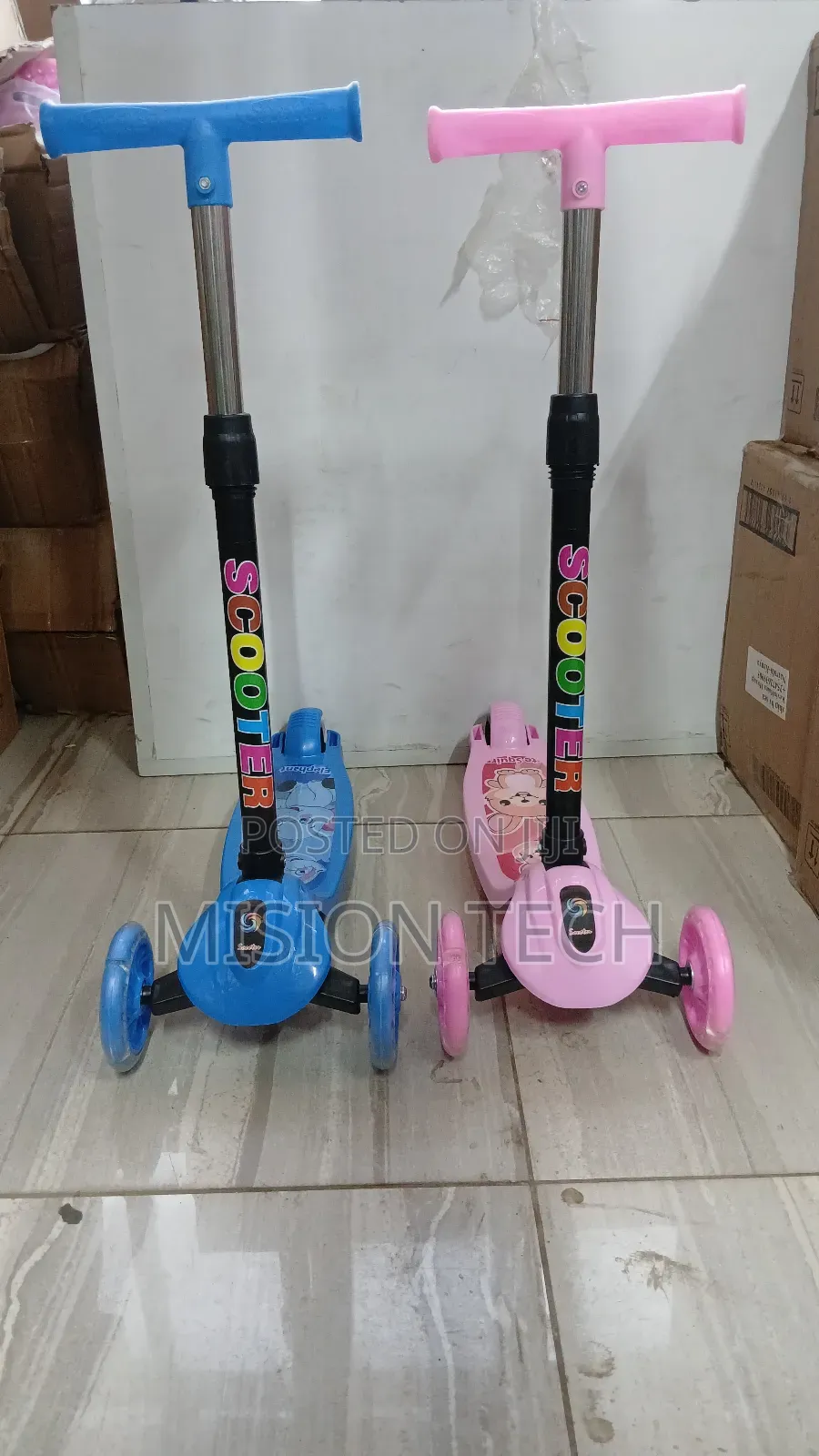 Kids Kick Scooter With Adjustable Handle 