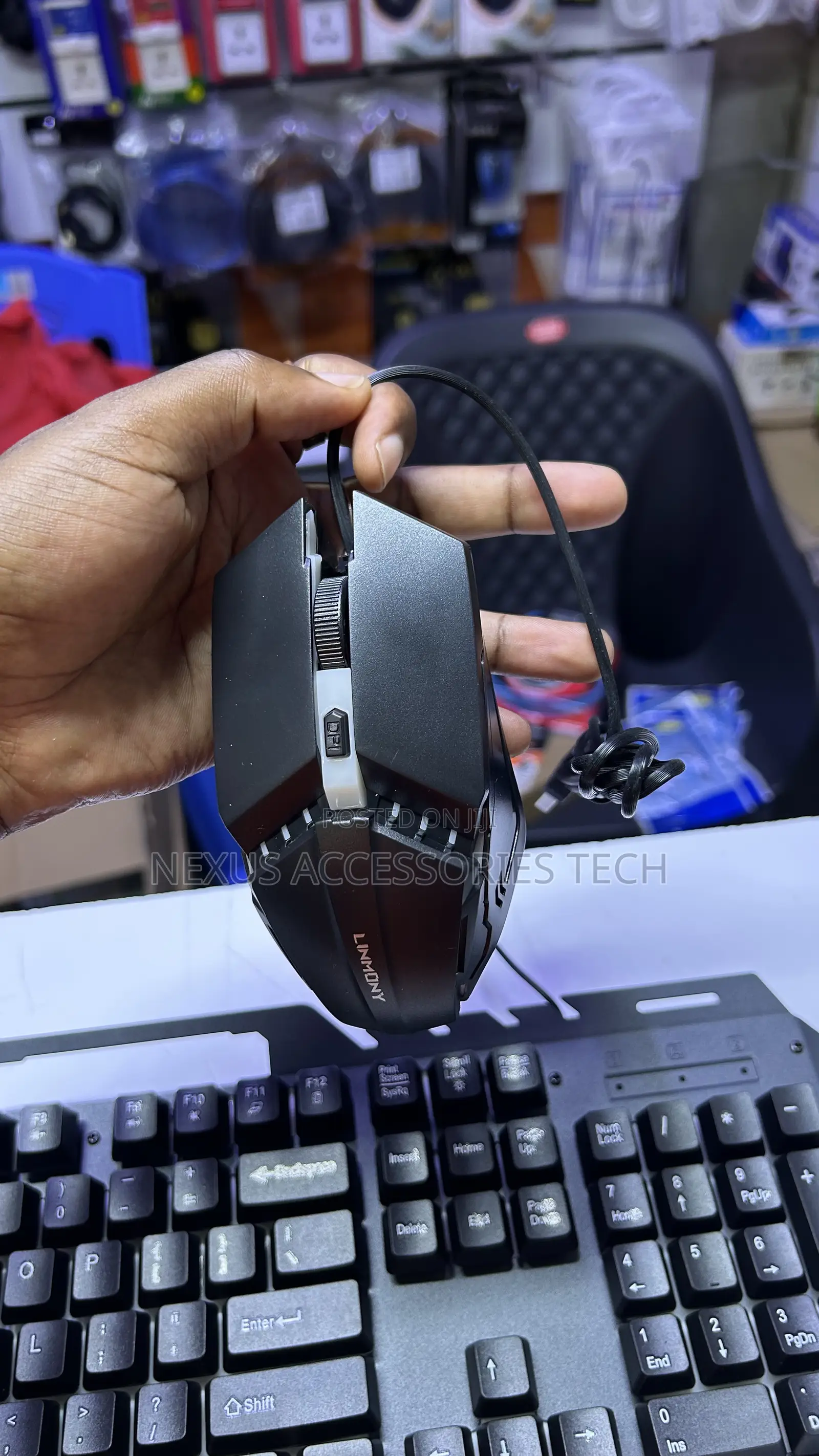Linnmon RGB Gaming Keyboard – Backlit Led, Durable Stylish