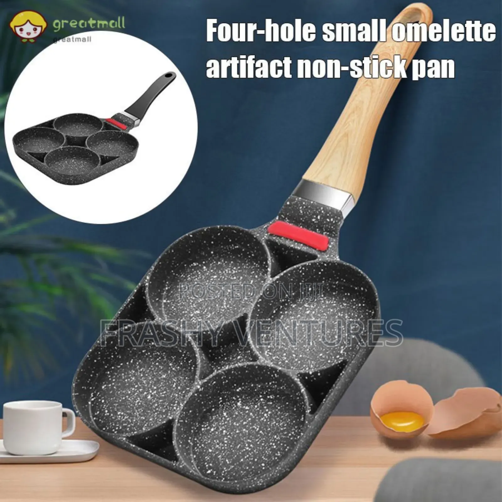 High Quality Granite 4 Slot Pan