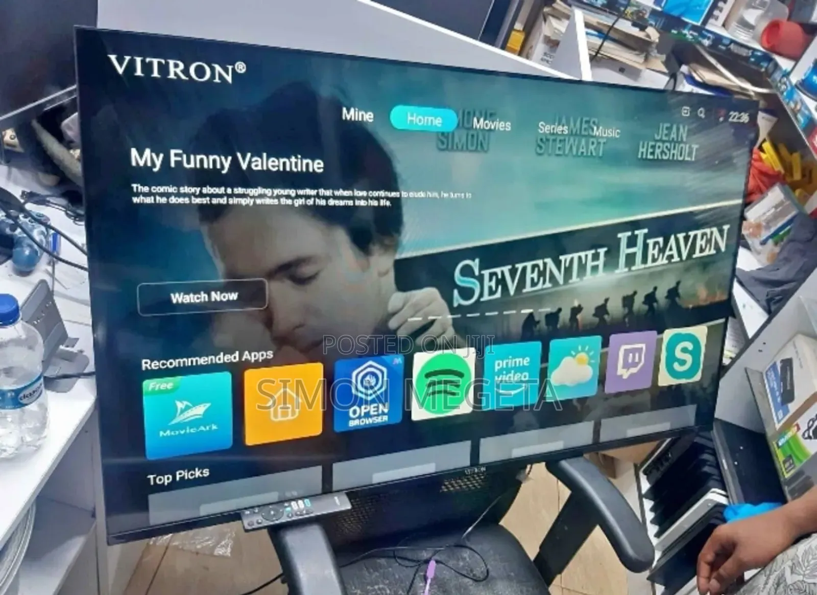 Youtube Vitron 50 Inch Smart Android Tv