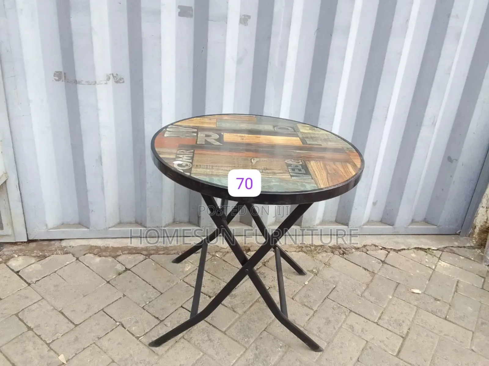 Round Foldable Table