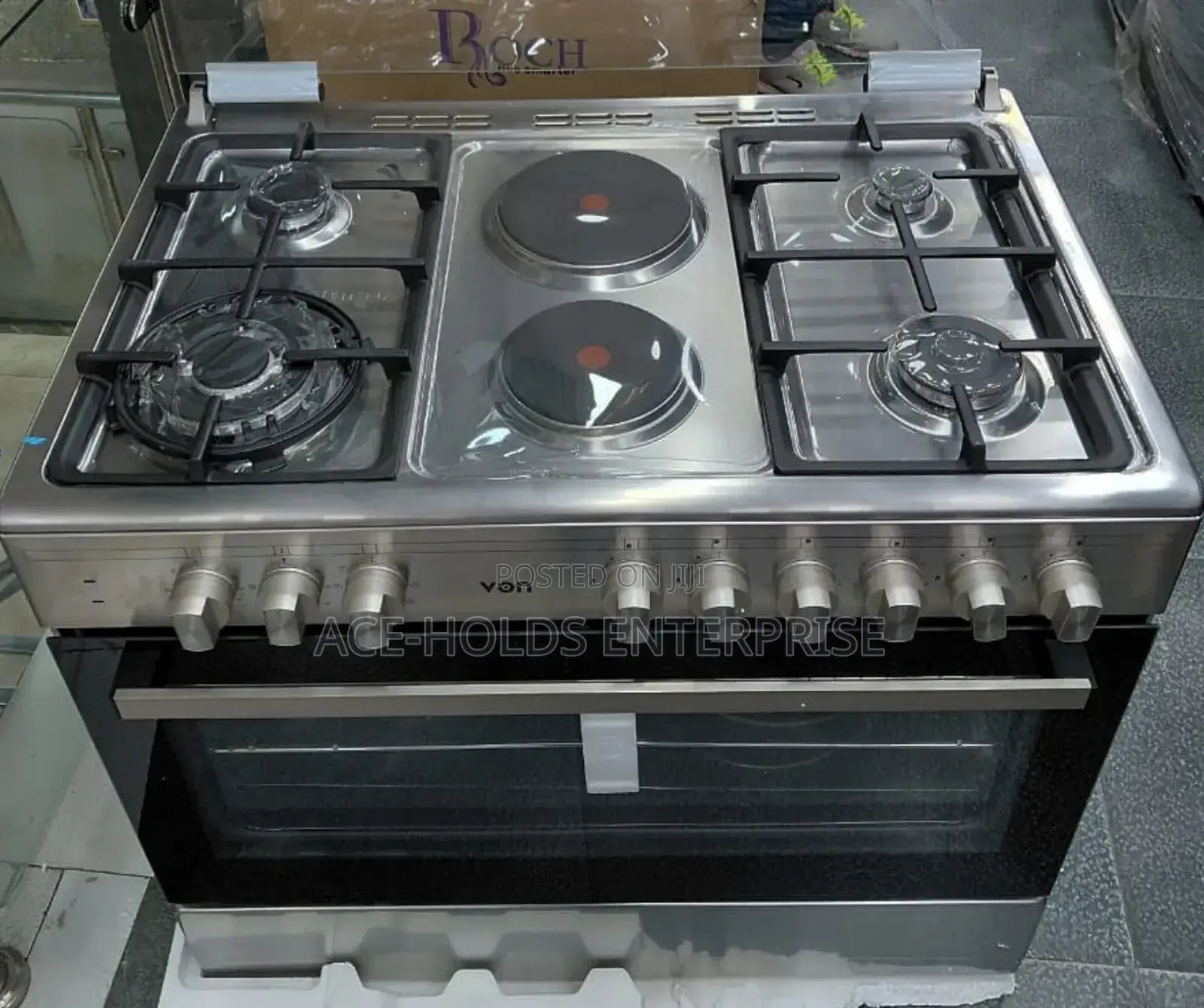 Von 4+2 Standing Gas Cooker Full Oven (Vcf964271fsx) - 60*90