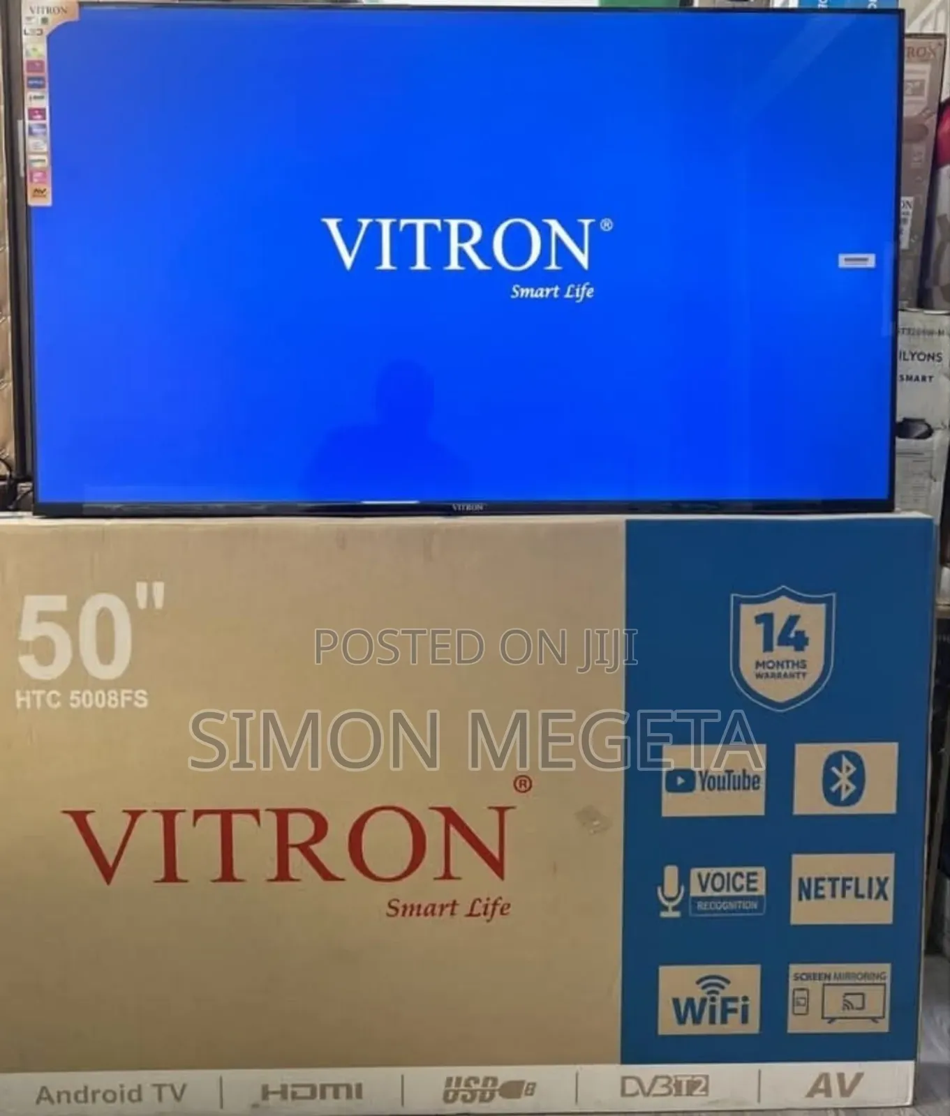 Netflix 50 NCH Smart Vitron Tv