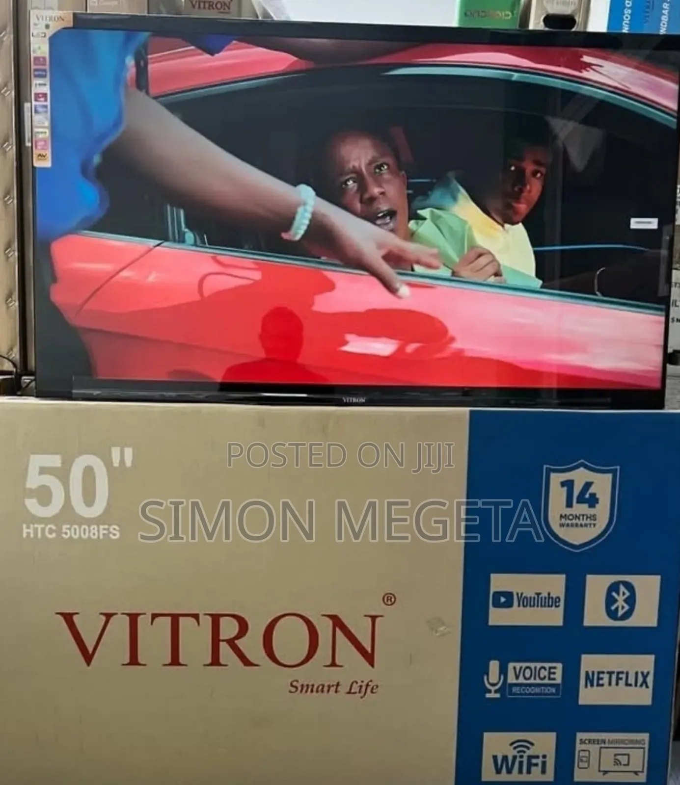 Wifi Enabled 50 Inch Smart Vitron Tv