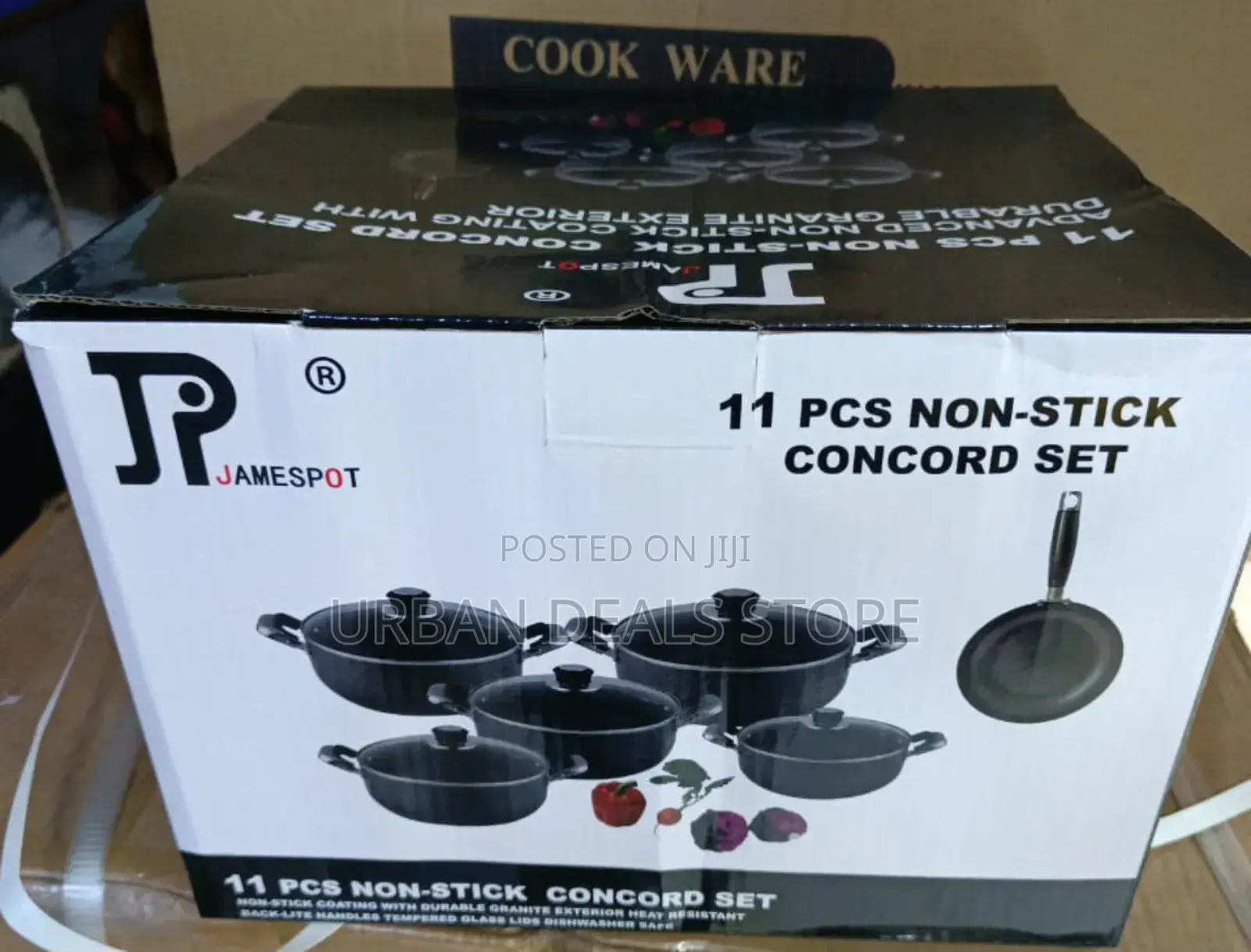 11 Pieces Heavy Duty Jp Non Stick Cookware Set