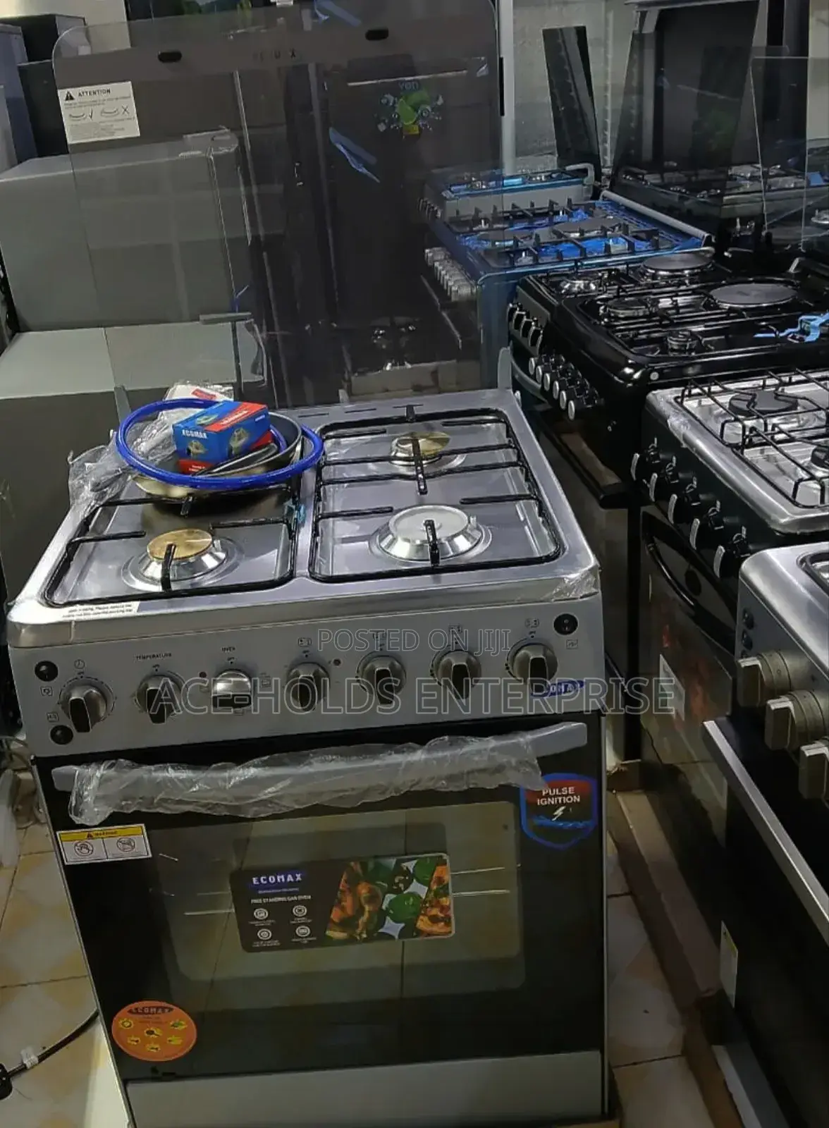 Lx880 - Ecomax Standing 3 + 1 Gas Cooker - Electric Oven 60*60