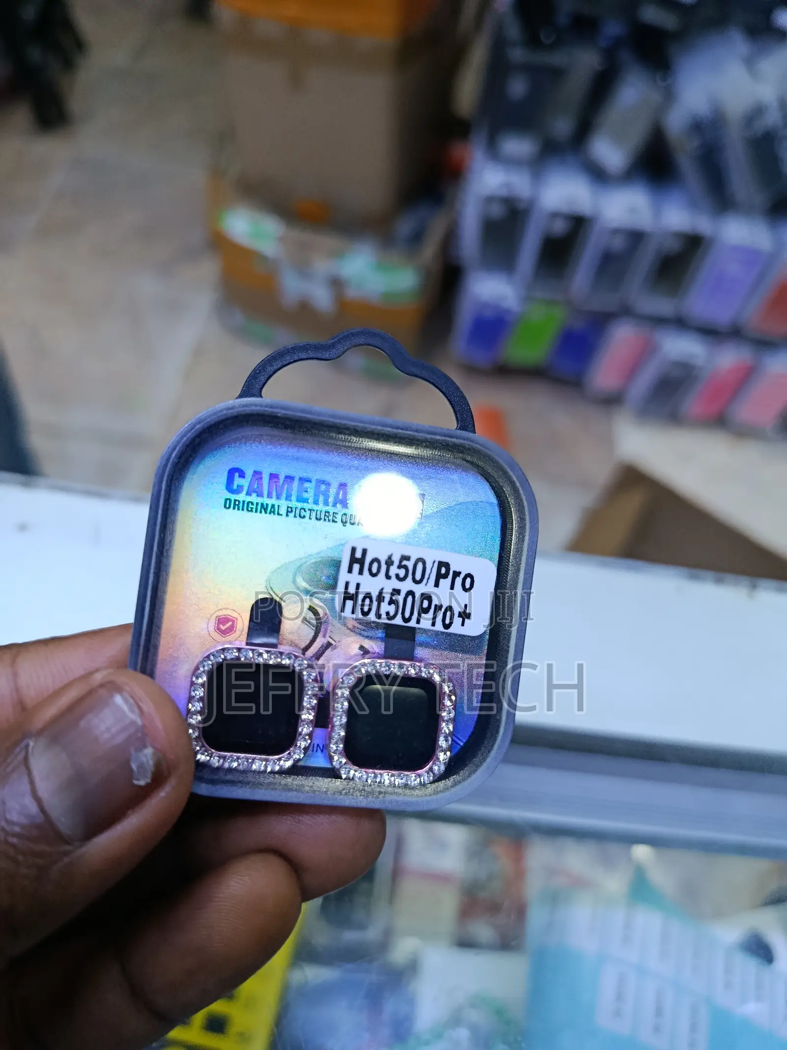 Kiltr Glitter Camera Lens Protector for Infinix Hot 50 Pro