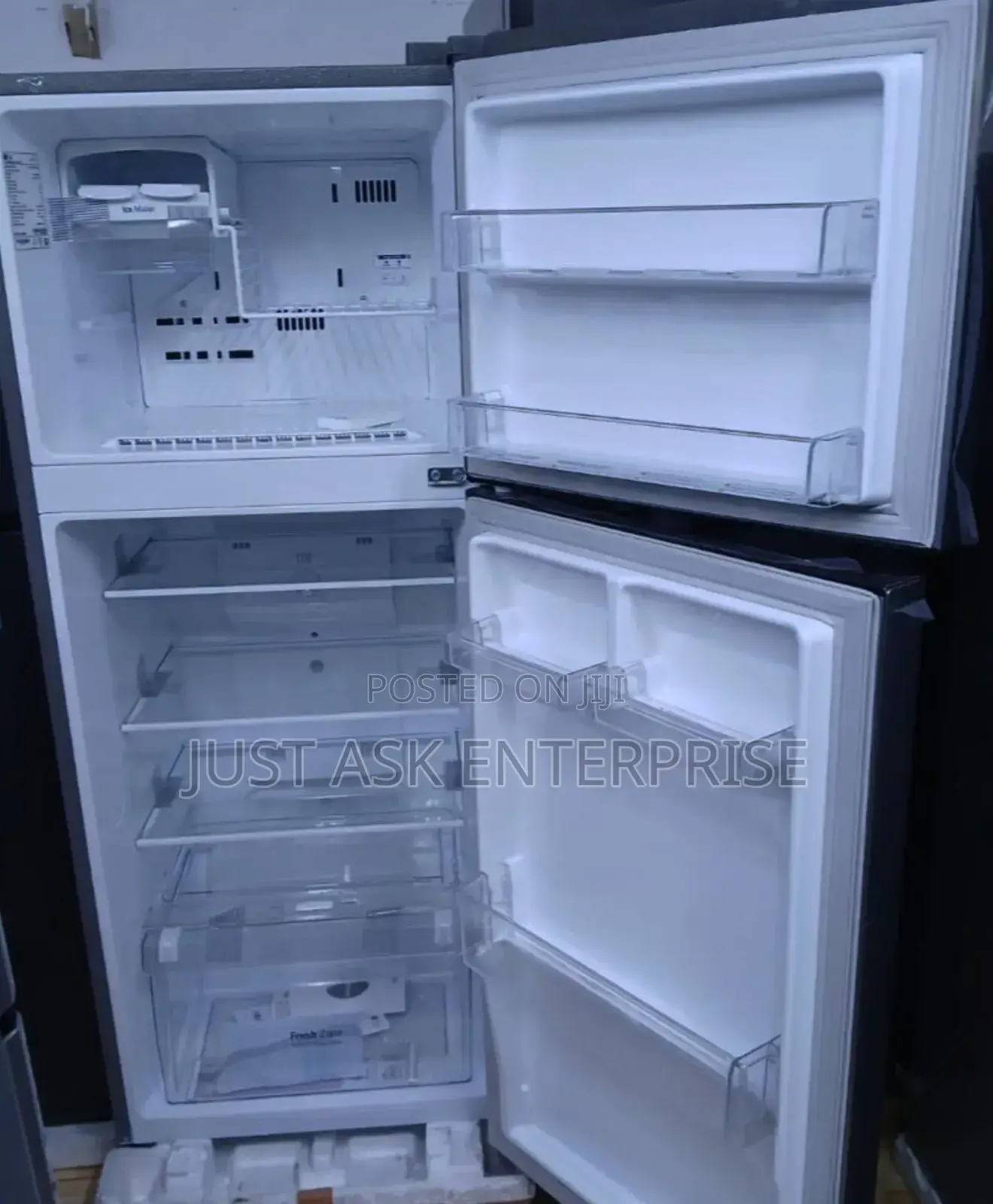 Lg 234 Litres Double Door Fridge (Gl-C252slbb) Top Freezer