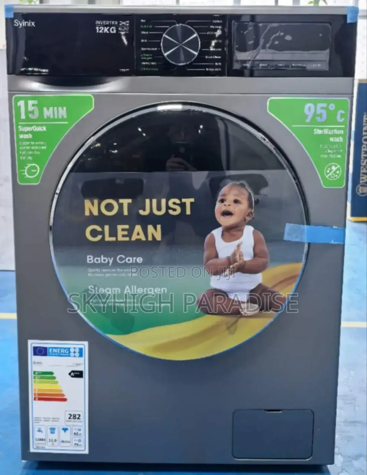 Syinix Washing Machine 12kg