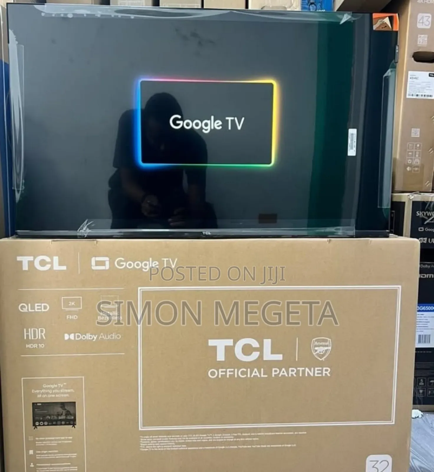 Restocked TCL 32 Smart Qled Tv HDR