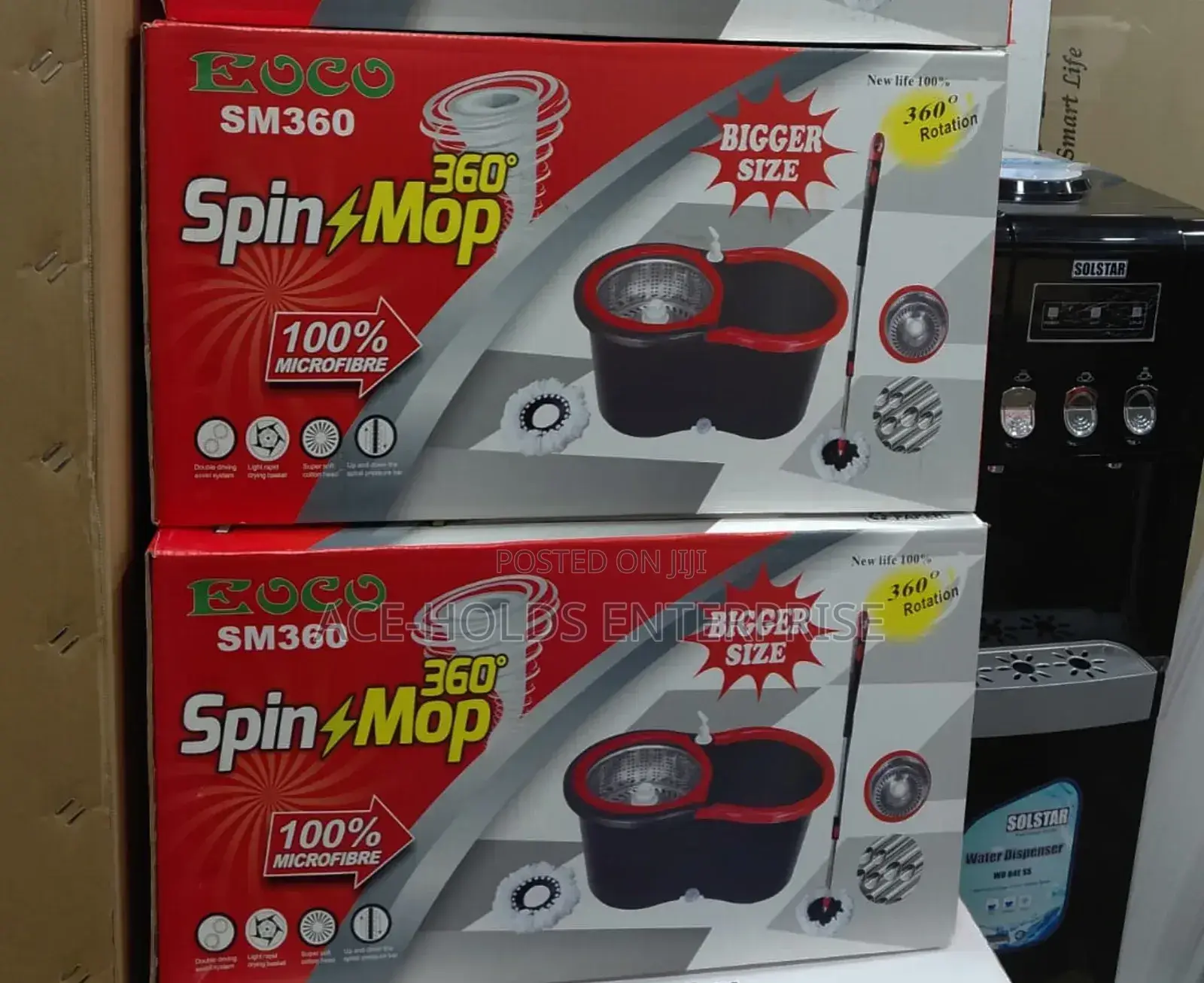 Eoco Sm-360° Big Metallic Spin Mop Microfiber Heads